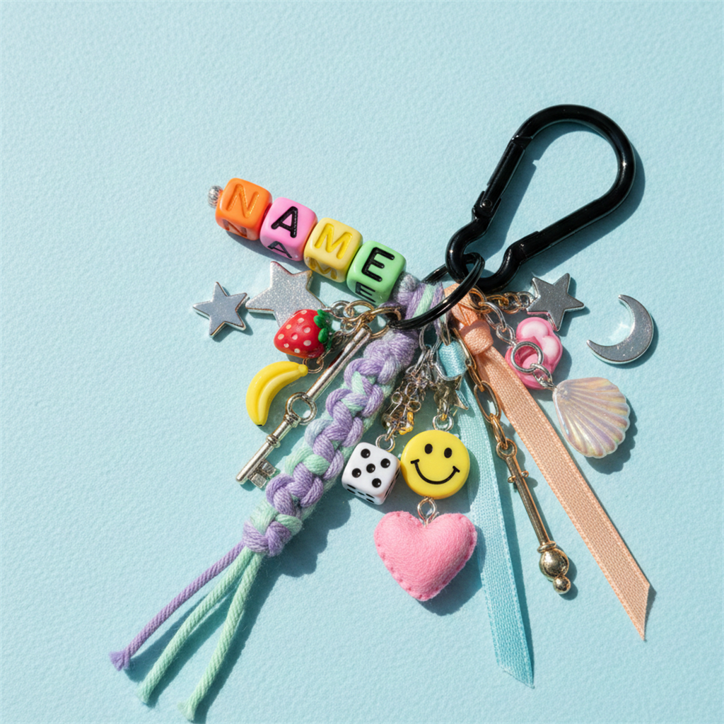 Personalized Volleyball Bag Charm